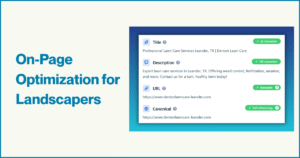 SEO for Landscapers: Grow Your Lawn Care Business 4 SEO for Landscapers