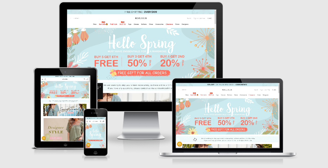 E-commerce product sellers company