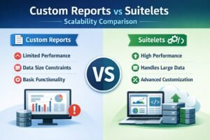 Custom Reports vs Suitelets