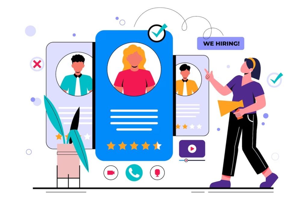 imageye imgi 11 hand drawn remote recruitment illustration 23 2150921899