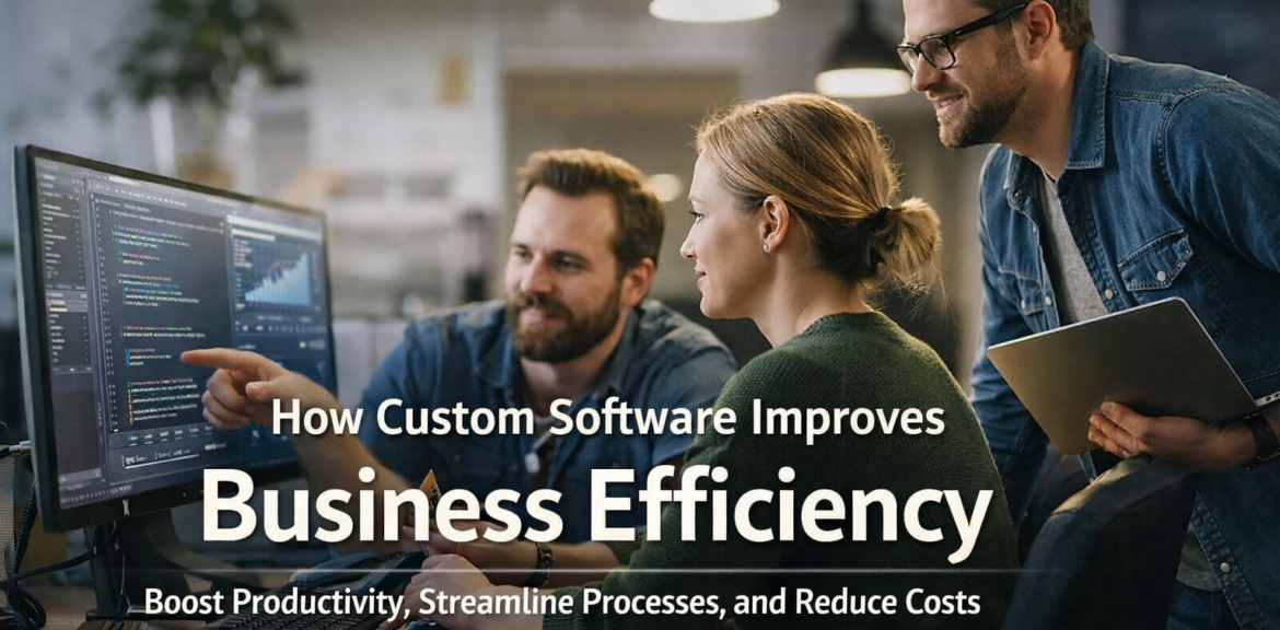 How Custom Software Improves Business Efficiency